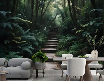 Orman Yolu Duvar Kağıdı 