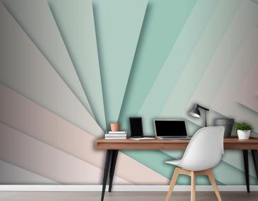 Kağıt Stili Soyut Arka Plan Ofis Duvar Kağıdı