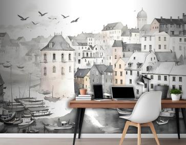 Kömür Şehir Duvar Kağıdı