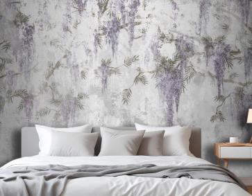 Dallarda Doku Eski Püskü Arka Plan Yatak Odası Duvar Kağıdı