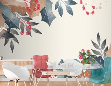 Suluboya Noel Arka Plan Duvar Kağıdı 