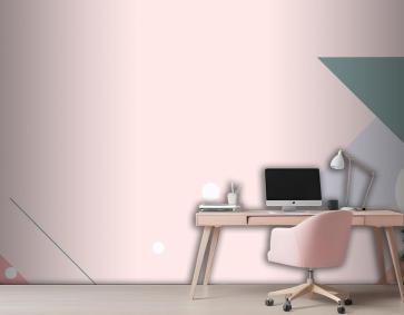 Soyut Şekilli Geometrik Arka Plan Ofis Duvar Kağıdı