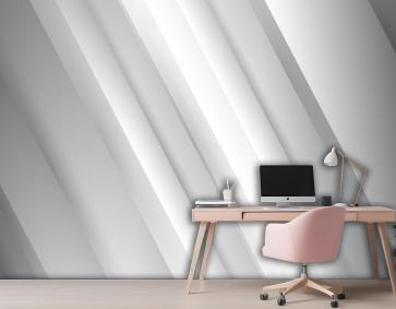 Degrade Beyaz Tek Renkli Arka Plan Ofis Duvar Kağıdı