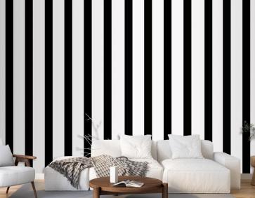 Siyah Beyaz Çizgili Arka Plan Desen Duvar Kağıdı