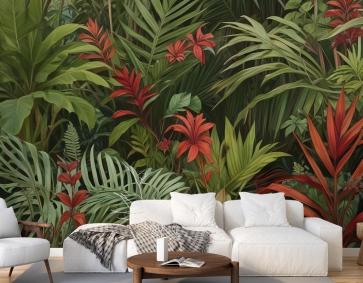Tropikal Yağmur Ormanı Duvar Kağıdı 