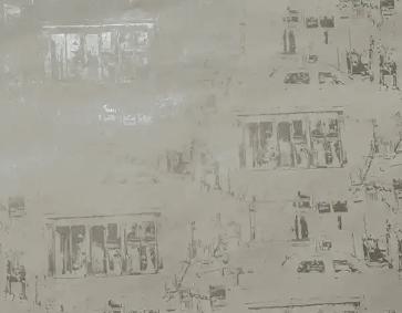 Mimari Çizim Tasarım Krem Ton Duvar Kağıdı 112041