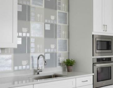 Mutfak Desen Fincan Çatal Kaşık Ucuz Duvar Kağıdı 53036