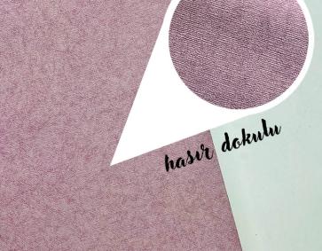 Pembe Hasır Dokulu Ucuz Duvar Kağıdı 764086