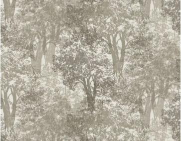 Sıra Ağaçlar Kahve Ton Duvar Kağıdı