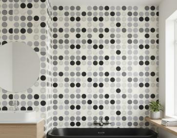 Siyah Gümüş Parlak Desenli Ucuz Duvar Kağıdı 69075412