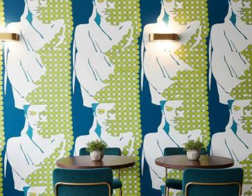 Slüet Tasarım Ucuz Duvar Kağıdı 19011