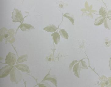 Yeşil Çiçek Desenli Duvar Kağıdı 2914