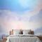 El Boyalı Suluboya Pastel Gökyüzü Yatak Odası Yatak Odası Duvar Kağıdı