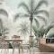 Egzotik Palmiye Ağacı Manzara Duvar Kağıdı