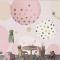 Geometrik Desenler Soft Renkler Çocuk Odası Duvar Kağıdı