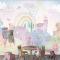 Renkli Yaban Hayatı Çocuk Odası Duvar Kağıdı
