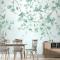 Yumuşak Yeşil Çiçeği Duvar Kağıdı 