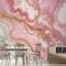 Yumuşak Mermer Soyut Sanat Duvar Kağıdı 