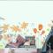 Güzel Ve Yaratıcı Çiçekli Çocuk Odası Duvar Kağıdı 