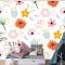 Çiçekler Çocuk Odası Duvar Kağıdı