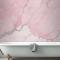Kırık Pembe Mermer Banyo Duvar Kağıdı