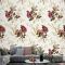 Çiçek Vintage Tarzı Dikişsiz Desen Duvar Kağıdı