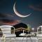 Mekke Kabe Gece Hilal Duvar Kağıdı