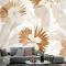 Palmiye Yaprağı Duvar Kağıdı  Ile Nötr Boho Bitkiler