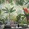 Tropikal Orman Bitkileri Duvar Kağıdı 