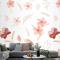 Suluboya Çiçek Desenli Duvar Kağıdı 
