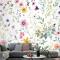 Suluboya Kır Çiçeği Duvar Kağıdı 