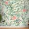 Duvar Kağıdı Duvarı İçin Vintage Dekoratif Bahçe Kusursuz Deseni