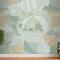 Çiçek Desenli Oturma Odası Duvar Kağıdı 