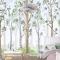 Çocuk Odası Duvar Kağıdı Orman Ağaç Manzarası