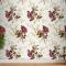 Çiçek Vintage Tarzı Dikişsiz Desen Duvar Kağıdı
