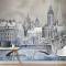 Londra Kömür Çizim Şehir Duvar Kağıdı 