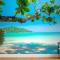 Mükemmel Tropikal Deniz Manzarası