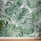 Tropikal Yaprak Desenli Duvar Kağıdı 