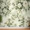Vintage Gül Çiçek Duvar Kağıdı 