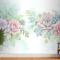 Suluboya Yumuşak Çiçek Duvar Kağıdı 