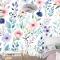 Suluboya Bahar Çiçek Çocuk Odası Duvar Kağıdı 