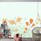 Güzel Ve Yaratıcı Çiçekli Çocuk Odası Duvar Kağıdı 