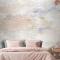 Tuval Yatak Odası Duvar Kağıdı Duvar Üzerine Toprak Tonunda Boya