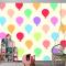 Kesintisiz Renkli Balonlar Desen Çocuk Odası Duvar Kağıdı