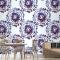 Shibori El Boyalı Desen Suluboya Yemek Odası Duvar Kağıdı