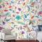 Çiçek Desenli Duvar Kağıdı Duvar Arka Planı