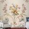 Gül Yatağı Çiçek Antika Duvar Kağıdı 