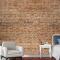 Eski Kırmızı Tuğla Duvar Vintage Doku Duvar Kağıdı