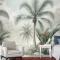 Egzotik Palmiye Ağacı Manzara Duvar Kağıdı