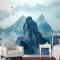 Puslu Dağ Manzarası Duvar Kağıdı 